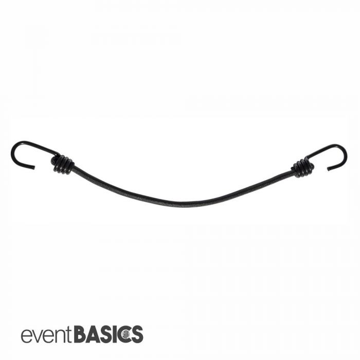 Gummispanner STRONG 60cm mit 2 Spiralhaken - eventBASICS